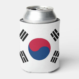 Koelbox met vlag van Zuid-Korea Blikjeskoeler