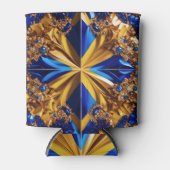 Koelbox met Zweden Kleuren ontwerp Blikjeskoeler (Voorkant)