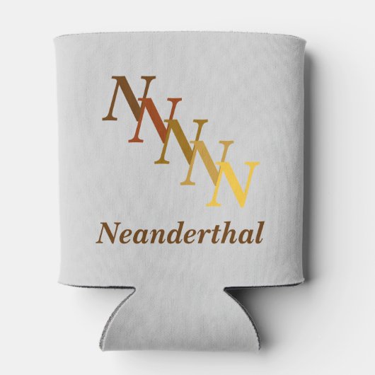 Koelbox - Naam met Initialen (gezaagd) Blikjeskoeler (Achterkant)