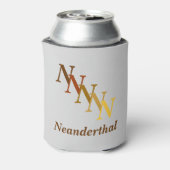 Koelbox - Naam met Initialen (gezaagd) Blikjeskoeler (Blikje Achterkant)