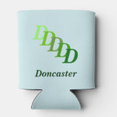 Koelbox - Naam met Initialen (groen) Blikjeskoeler (Achterkant)