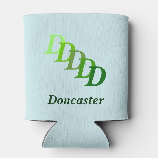 Koelbox - Naam met Initialen (groen) Blikjeskoeler (Achterkant)