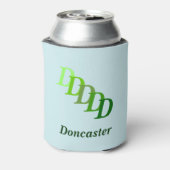 Koelbox - Naam met Initialen (groen) Blikjeskoeler (Blikje Achterkant)