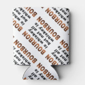 KOELBOX - Niet alle whisky is BOURBON! Blikjeskoeler (Achterkant)