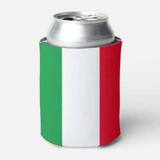 Koelbox onder Italiaanse vlag Blikjeskoeler (Blikje Voorkant)