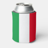 Koelbox onder Italiaanse vlag Blikjeskoeler (Blikje Achterkant)