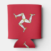 Koelbox onder Man vlag, Verenigd Koninkrijk Blikjeskoeler (Achterkant)