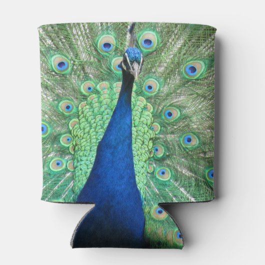 Koelbox - Peacock Portrait Blikjeskoeler (Achterkant)