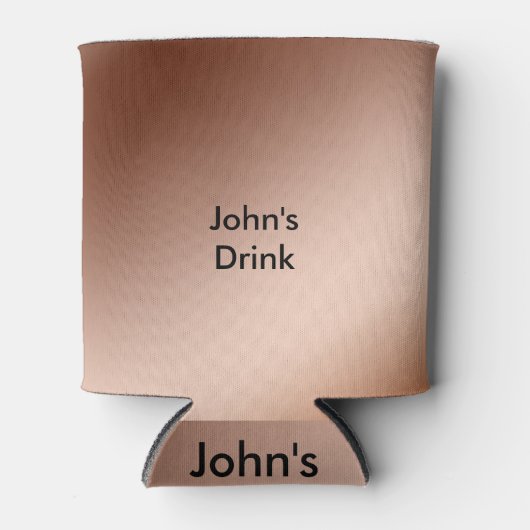 Koelbox - Peronalized Naam op de Achtergrond van h Blikjeskoeler (Voorkant)