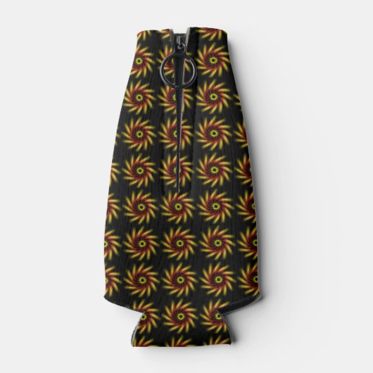 Koelbox - Pinrad op zwart Flesjeskoeler (Achterkant)