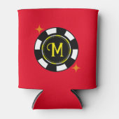 Koelbox- Poker gepersonaliseerd (voeg initiaal toe Blikjeskoeler (Voorkant)