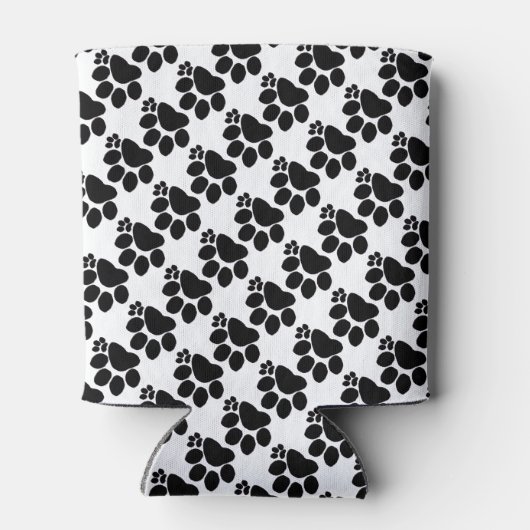 Koelbox - Polydactylkat-Prints (v2) Blikjeskoeler (Achterkant)