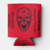 Koelbox Skullified VNVLV MC Ondersteuning! Blikjeskoeler (Voorkant)