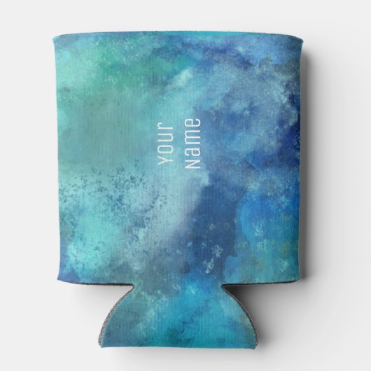 Koelbox - Summer Vibes Aqua Blikjeskoeler (Achterkant)