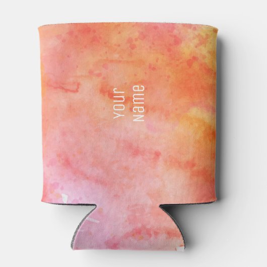 Koelbox - Summer Vibes Tangerine Blikjeskoeler (Achterkant)