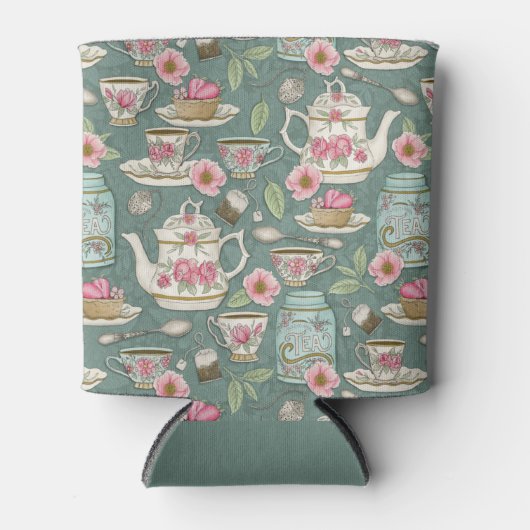 Koelbox  Tea Party Blikjeskoeler (Voorkant)