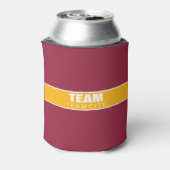 Koelbox - Uw team - (ARI) Rood & Geel Blikjeskoeler (Blikje Achterkant)