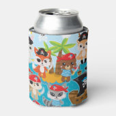 Koelbox van de "Animal Crew Party Pirate" Blikjeskoeler (Blikje Voorkant)