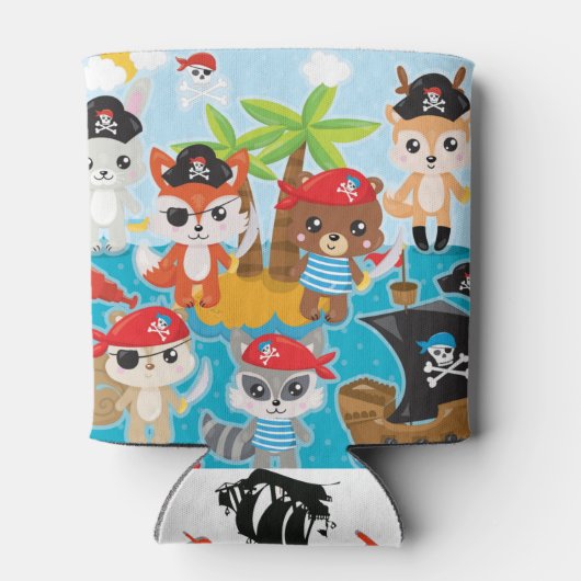 Koelbox van de "Animal Crew Party Pirate" Blikjeskoeler (Achterkant)