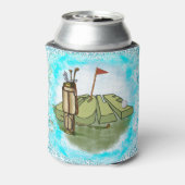 Koelbox van de golfdag blikjeskoeler (Blikje Achterkant)