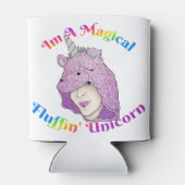 Koelbox van de Unicorn van de Magical Fluffin Blikjeskoeler (Achterkant)