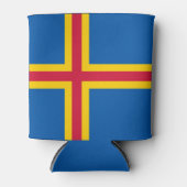 Koelbox van de vlag van de Ålandseilanden Blikjeskoeler (Voorkant)