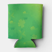 Koelbox van gegolfde shamrocks blikjeskoeler (Voorkant)