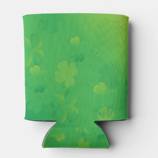 Koelbox van gegolfde shamrocks blikjeskoeler (Achterkant)