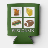 Koelbox van het Football Wisconsin Beer Cheese Blikjeskoeler (Voorkant)