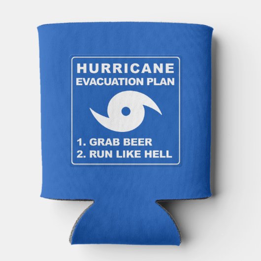 Koelbox van het orkaanevacuatieplan blikjeskoeler (Achterkant)