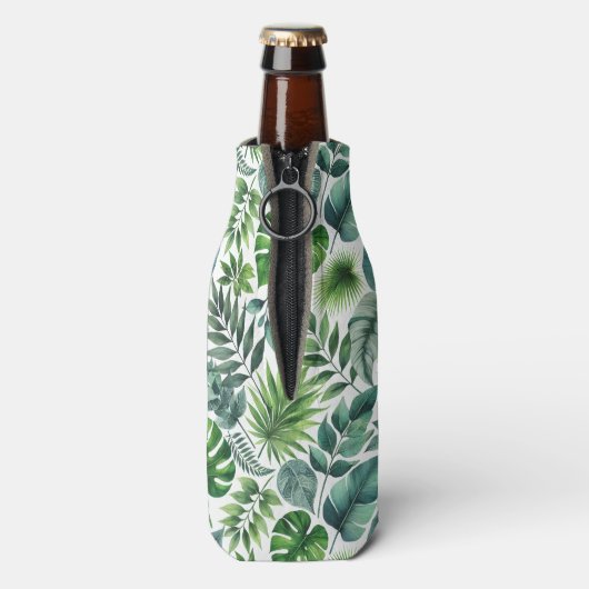 Koelbox van het tropische paradijs flesjeskoeler (Fles Achterkant)