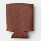 Koelbox van leder blikjeskoeler (Achterkant)