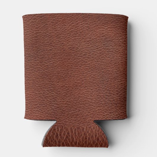 Koelbox van leder blikjeskoeler (Achterkant)