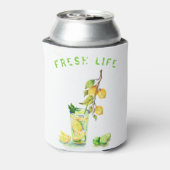 Koelbox van Lemon Juice Cool Drink Lemonade Blikjeskoeler (Blikje Achterkant)