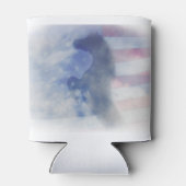 Koelbox van patriottische paarden blikjeskoeler (Achterkant)