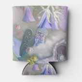 Koelbox van rode hond en vlindervis blikjeskoeler (Voorkant)