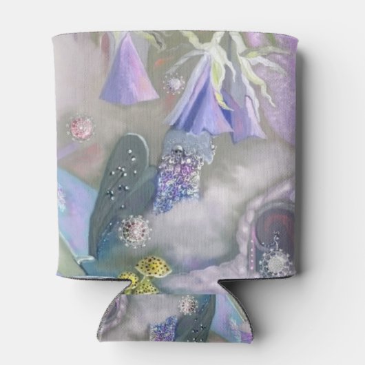 Koelbox van rode hond en vlindervis blikjeskoeler (Achterkant)