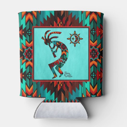 Koelbox van Southwest Kokopelli Blikjeskoeler (Achterkant)