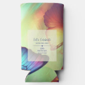 Koelbox van vlinder seltzer blikjeskoeler (Achterkant)