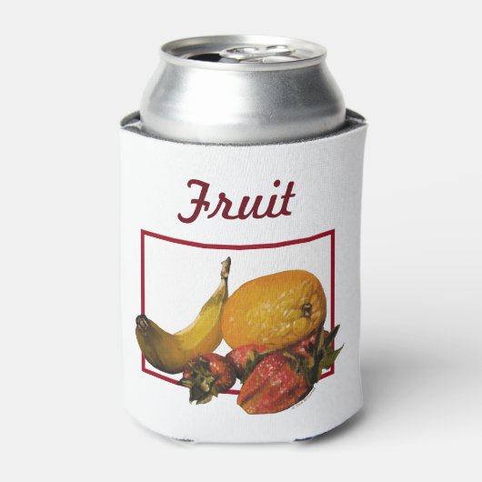 Koelbox van vruchten blikjeskoeler (Blikje Voorkant)