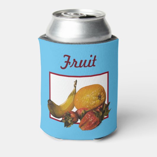 Koelbox van vruchten blikjeskoeler (Blikje Achterkant)
