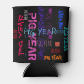 Koelbox varkensjaar 2019 herhalen blikjeskoeler (Voorkant)