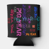 Koelbox varkensjaar 2019 herhalen blikjeskoeler (Achterkant)