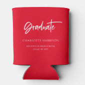 Koelbox voor aangepaste rode en witte graduatie blikjeskoeler (Achterkant)