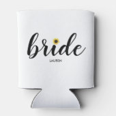 Koelbox voor gepersonaliseerde zonnebloempitten blikjeskoeler (Achterkant)