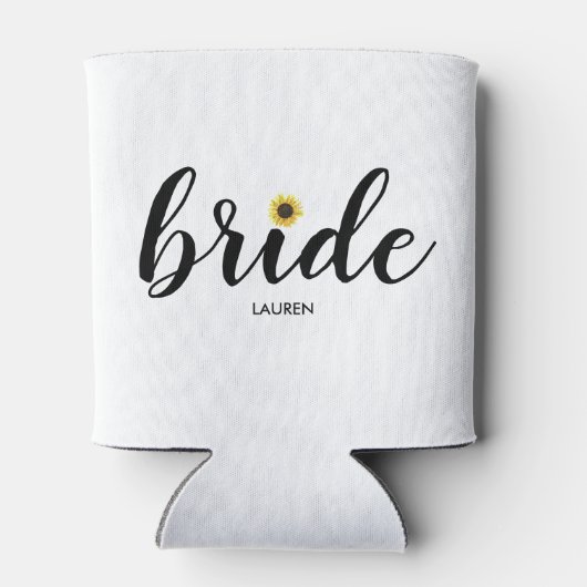 Koelbox voor gepersonaliseerde zonnebloempitten blikjeskoeler (Achterkant)