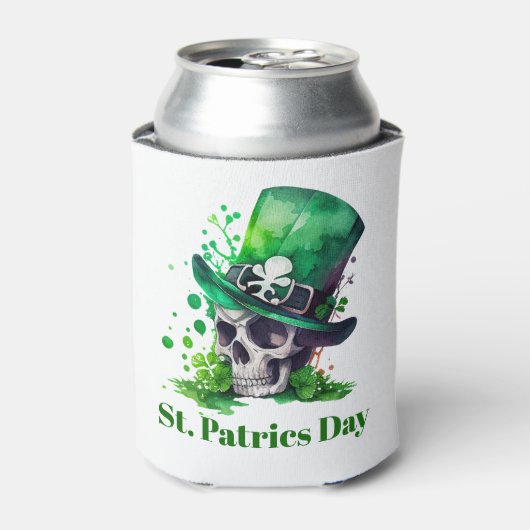 Koelbox voor het ontwerp van de schedel van Shamro Blikjeskoeler (Blikje Voorkant)