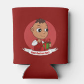 Koelbox voor kerstbaby blikjeskoeler (Achterkant)