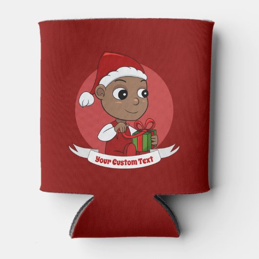 Koelbox voor kerstbaby blikjeskoeler (Voorkant)