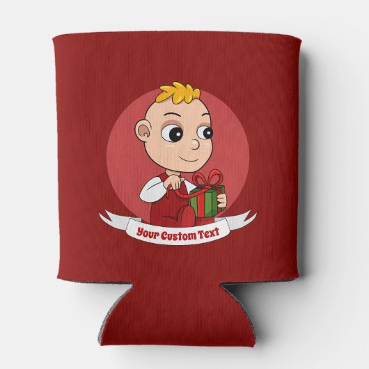 Koelbox voor kerstbaby blikjeskoeler (Achterkant)